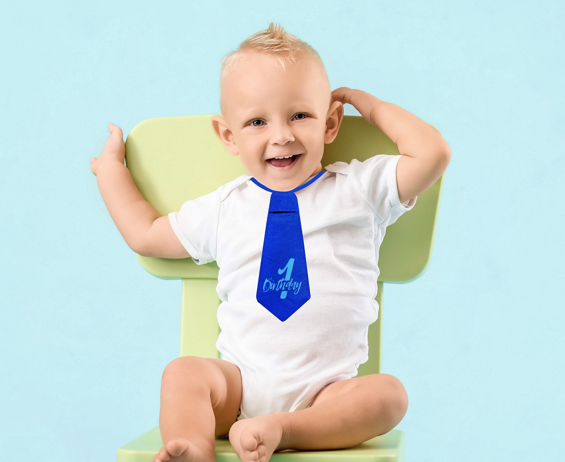 1st Birthday tie EOL