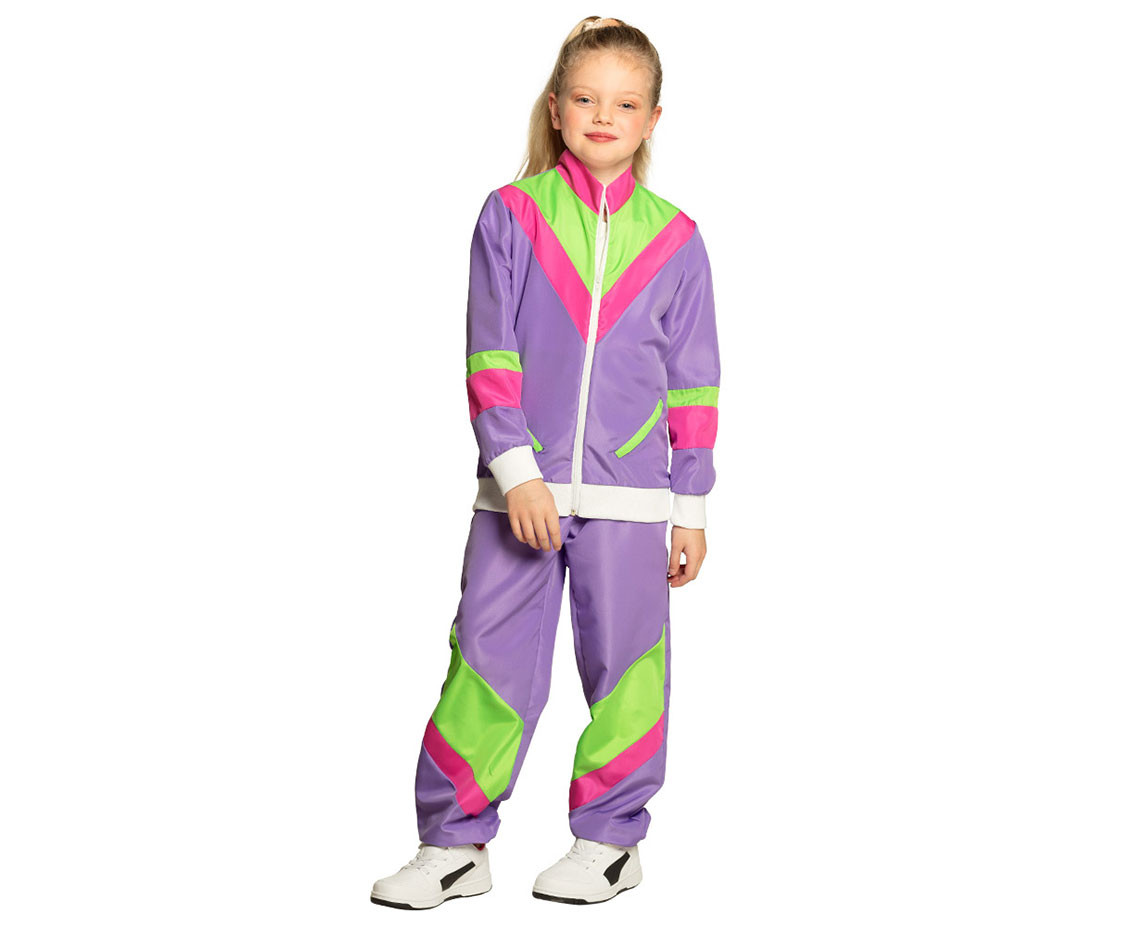 Jogging suit for children Retro lavender, 7-9 years
