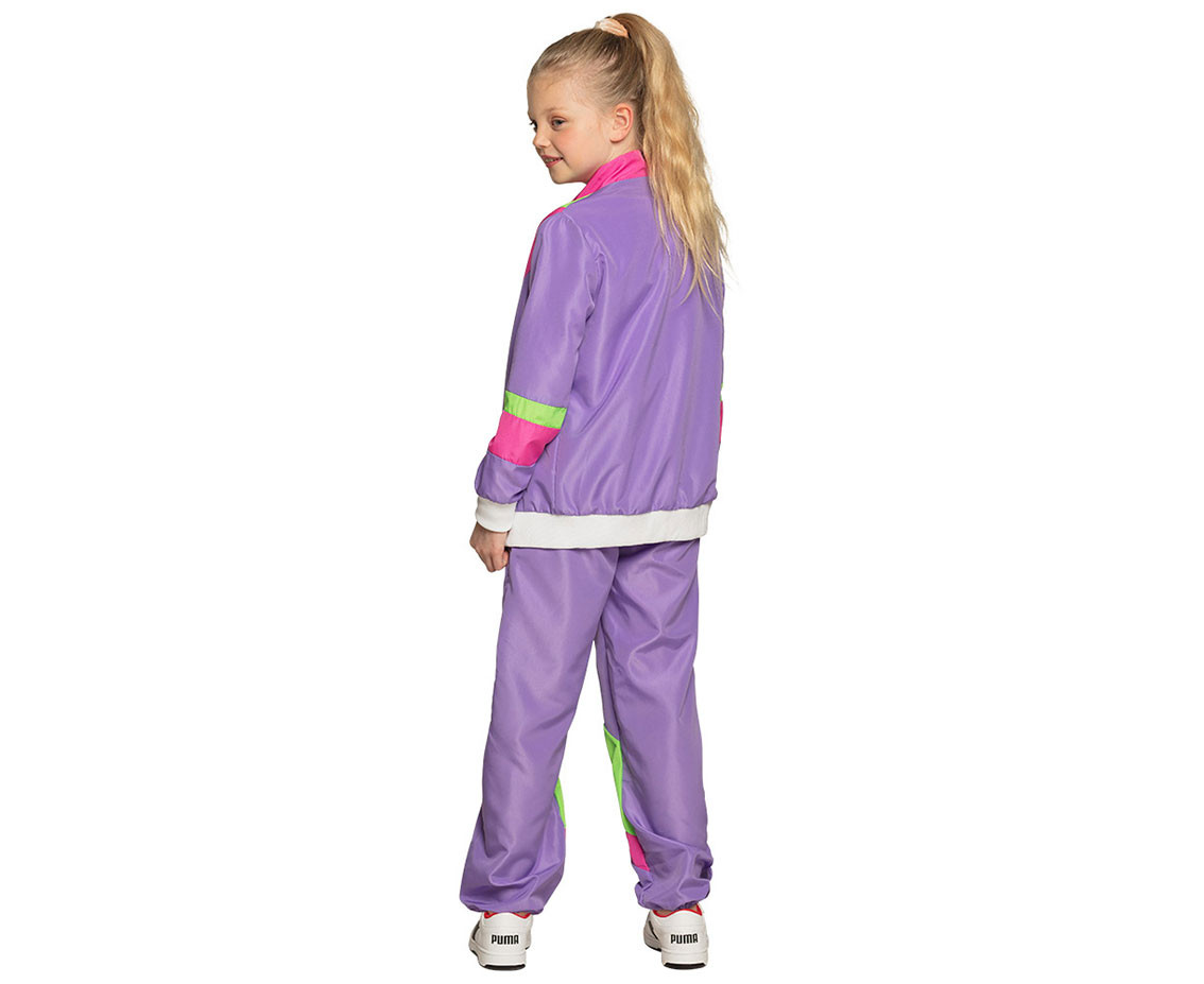 Jogging suit for children Retro lavender, 7-9 years