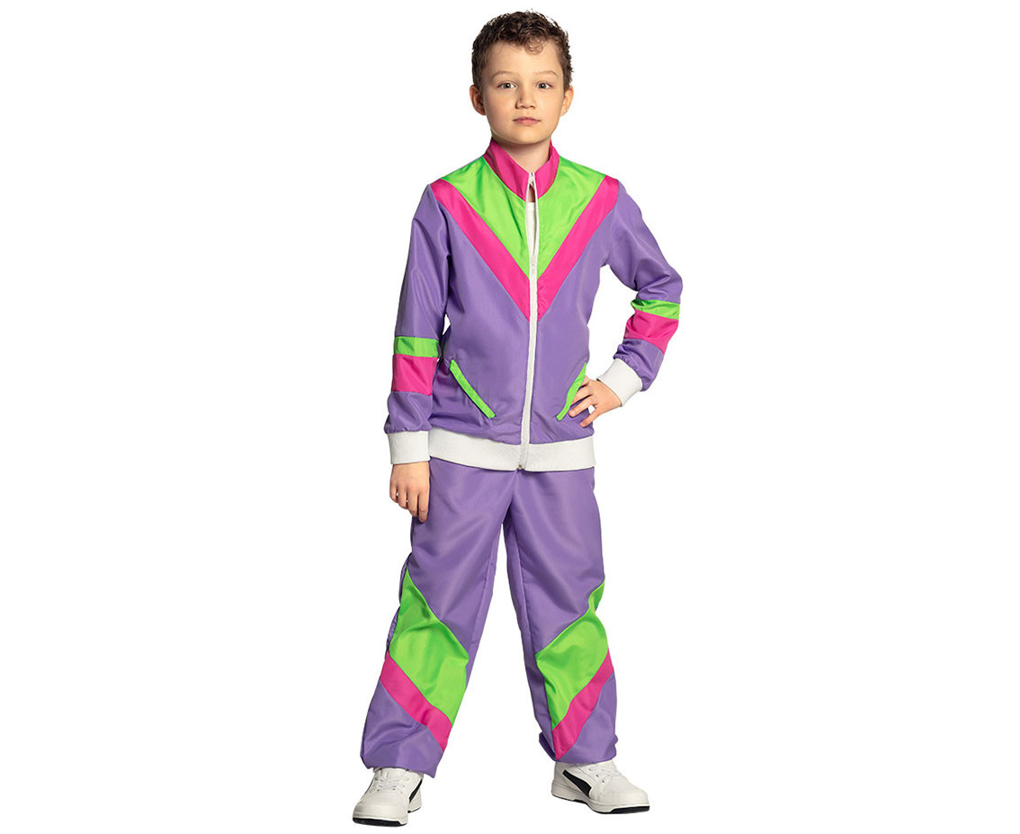 Jogging suit for children Retro lavender, 7-9 years