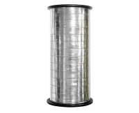 Ribbon metallic silver, 100 y (92 m)