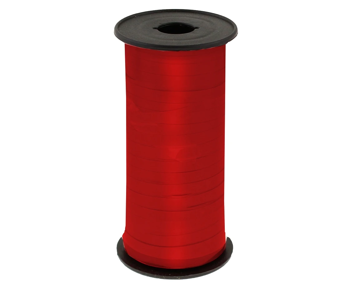 Shiny ribbon, red, 100y (92 m) EOL