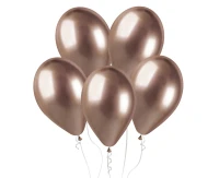 Balloons Gemar 13", shiny rose gold, 50pcs
