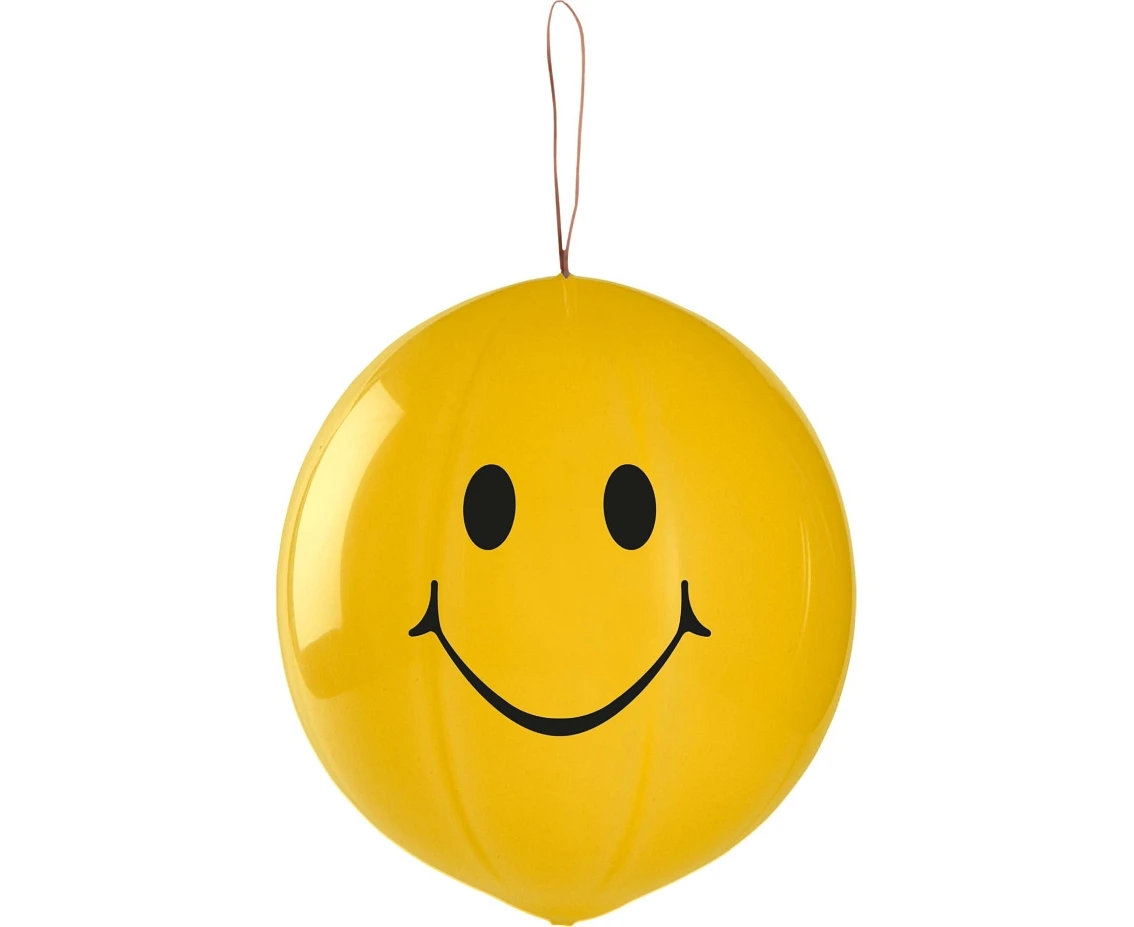 Balloons Gemar, pastel yellow smile, 50pcs