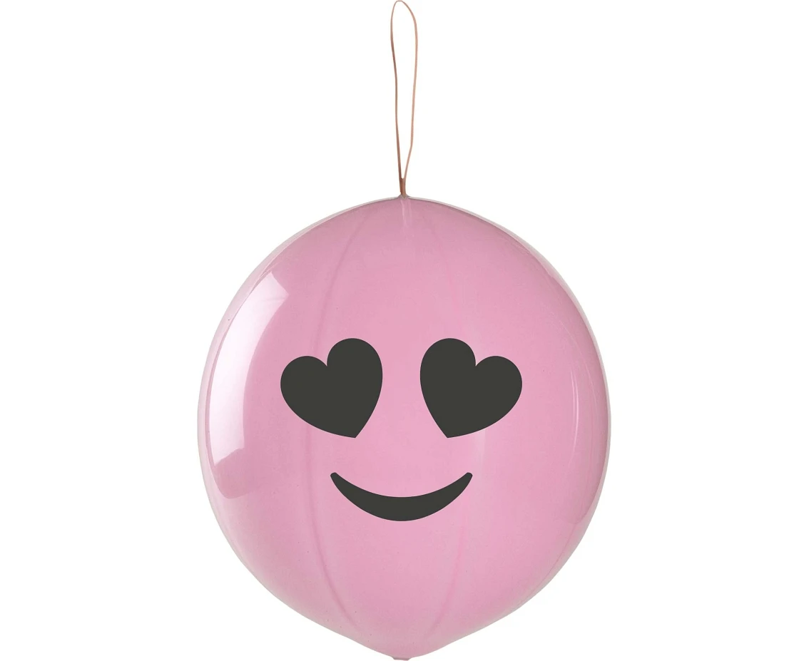 Balloons Gemar, pastel pink smile, 50pcs