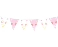 Flag banner Cat, 16 x 20 cm, 8 flags