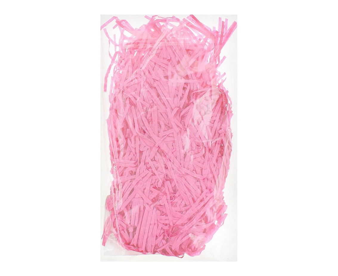 Tissue paper shred deco 30g, light pink