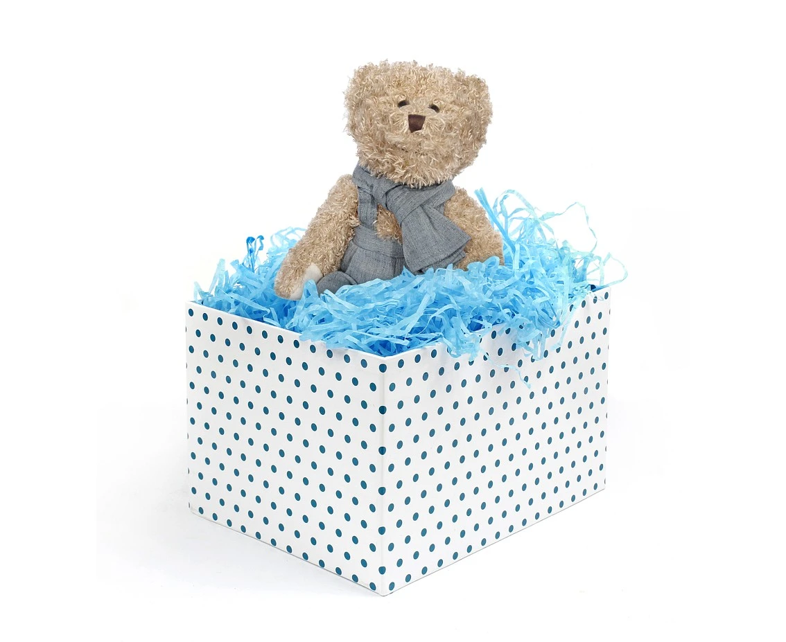 Tissue paper shred deco 30g, light blue