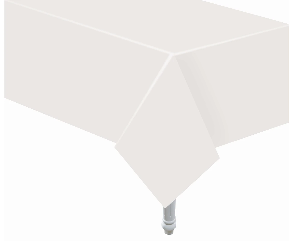White paper table cover, 132x183 cm