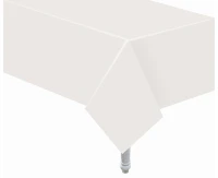 White paper table cover, 132x183 cm