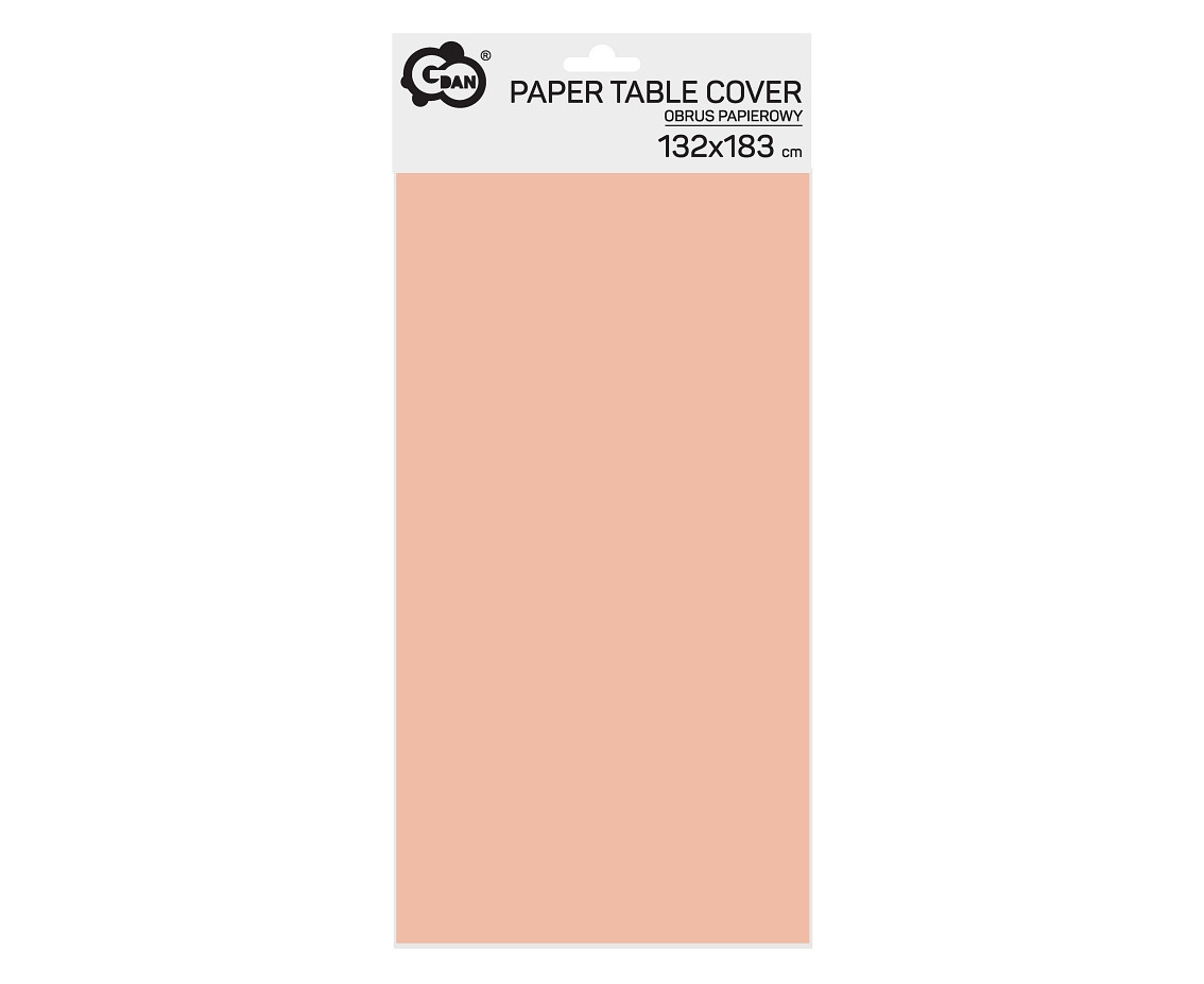 Paper table cloth, light pink, 132 x 183 cm