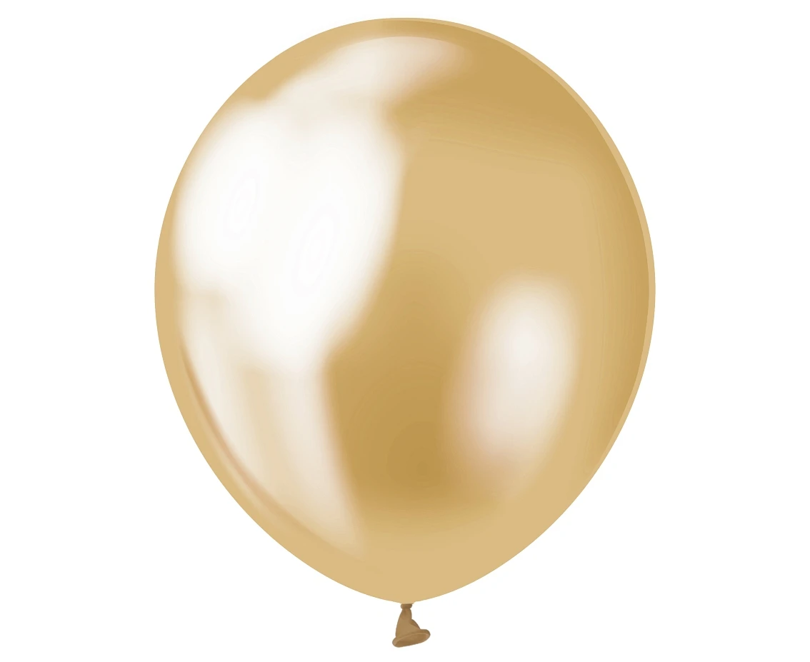 Balloons B&C 10", platinum gold, 5pcs