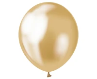 Balloons B&C 10", platinum gold, 5pcs