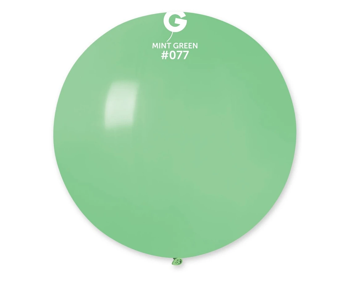 Balloons Gemar, ball pastel 0.75m mint green, 1pc