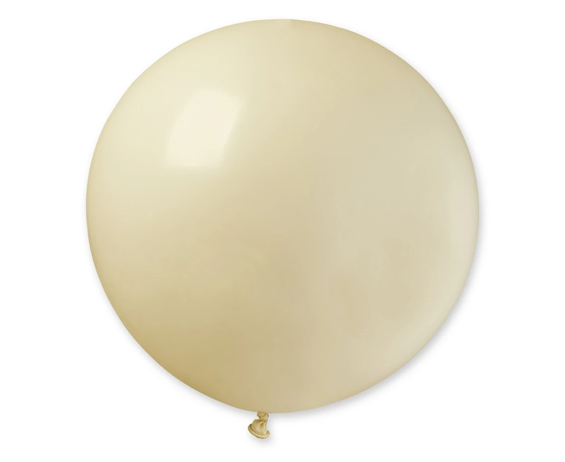 Balloons Gemar, ball pastel 0.80m ivory, 1pc