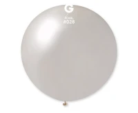 Balloons Gemar, ball metallic 0.80m pearl , 1pc