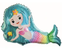Foil balloon Mermaid, 66 cm