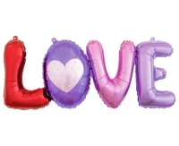 Foil balloon - LOVE (letters), 74 cm EOL
