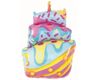 Foil balloon Birthday Cake, 77 cm