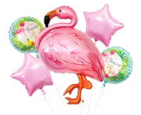 Foil balloon - Flamingo set / 5 pcs.