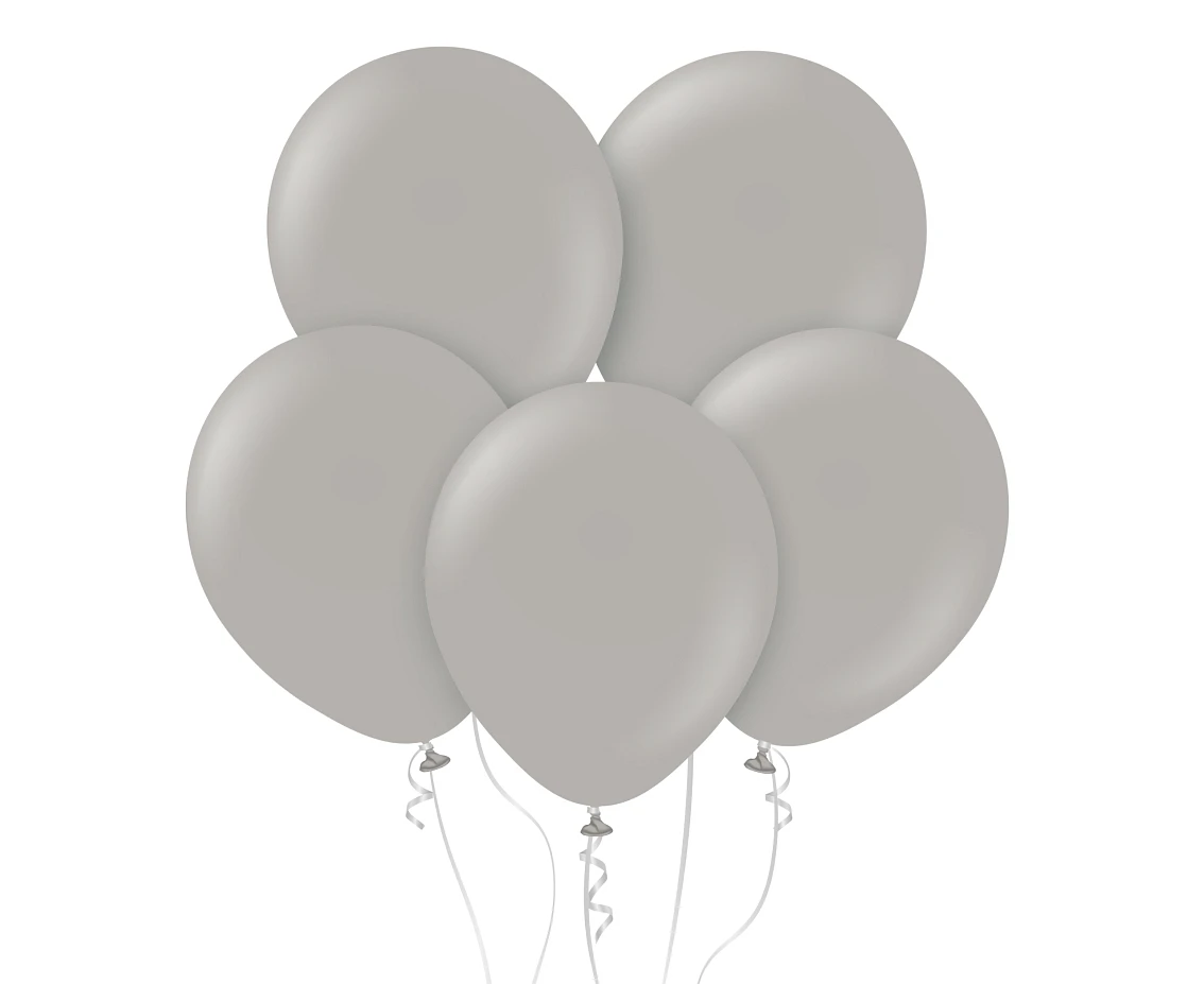 Balloons B&C 12", pastel grey, 50pcs