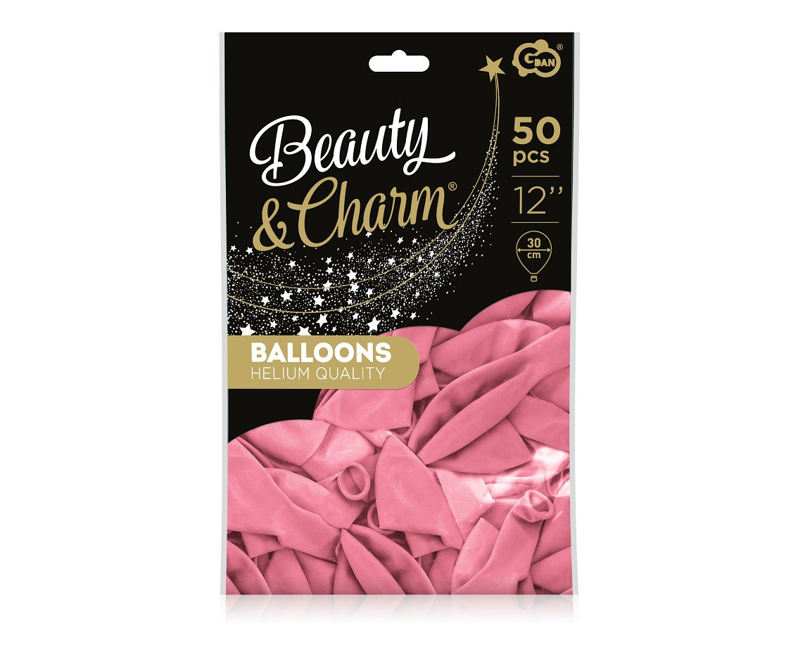 Balloons B&C 12", pastel flamingo pink, 50pcs