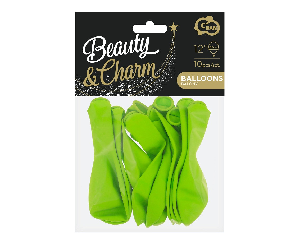 Balloons B&C 12", pastel pistachio, 10pcs