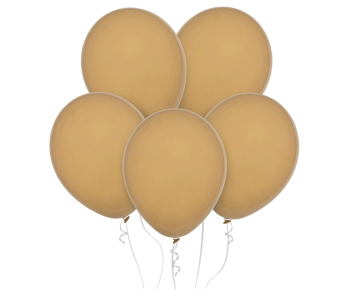 Balloons B&C 12", pastel caramel, new color, 10pcs