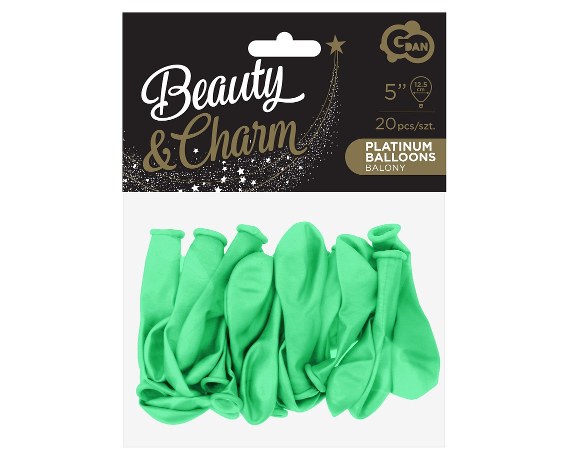 Balloons B&C 5", mint green pastel, 20pcs EOL