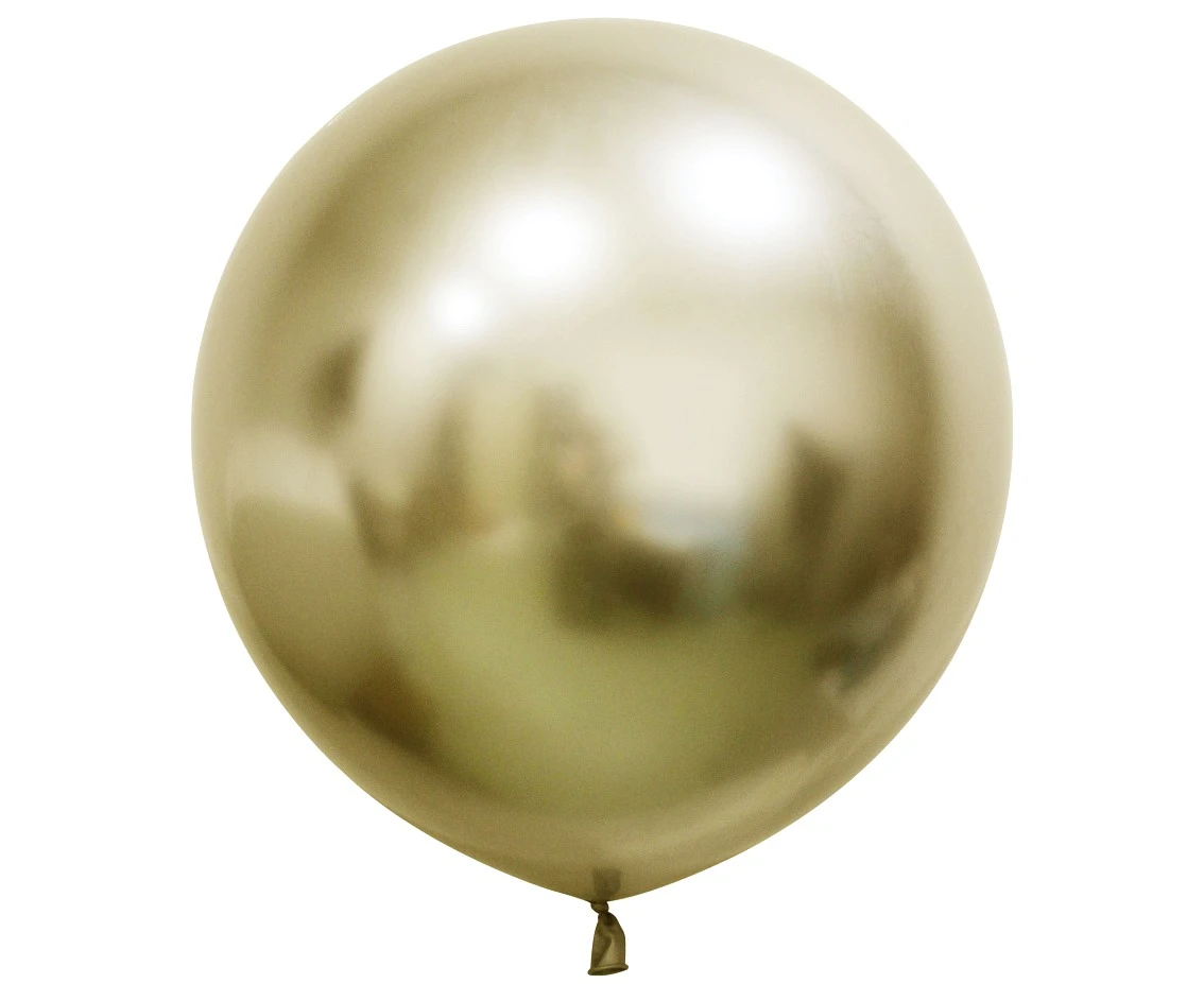 Balloons B&C 24", platinum gold, 1pc