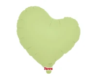 Ibrex helium balloon, Sweet Heart 14", Pastel Green, 5 pcs.