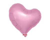Ibrex helium balloon, Sweet Heart 18", Metallic Pink, 5 pcs.