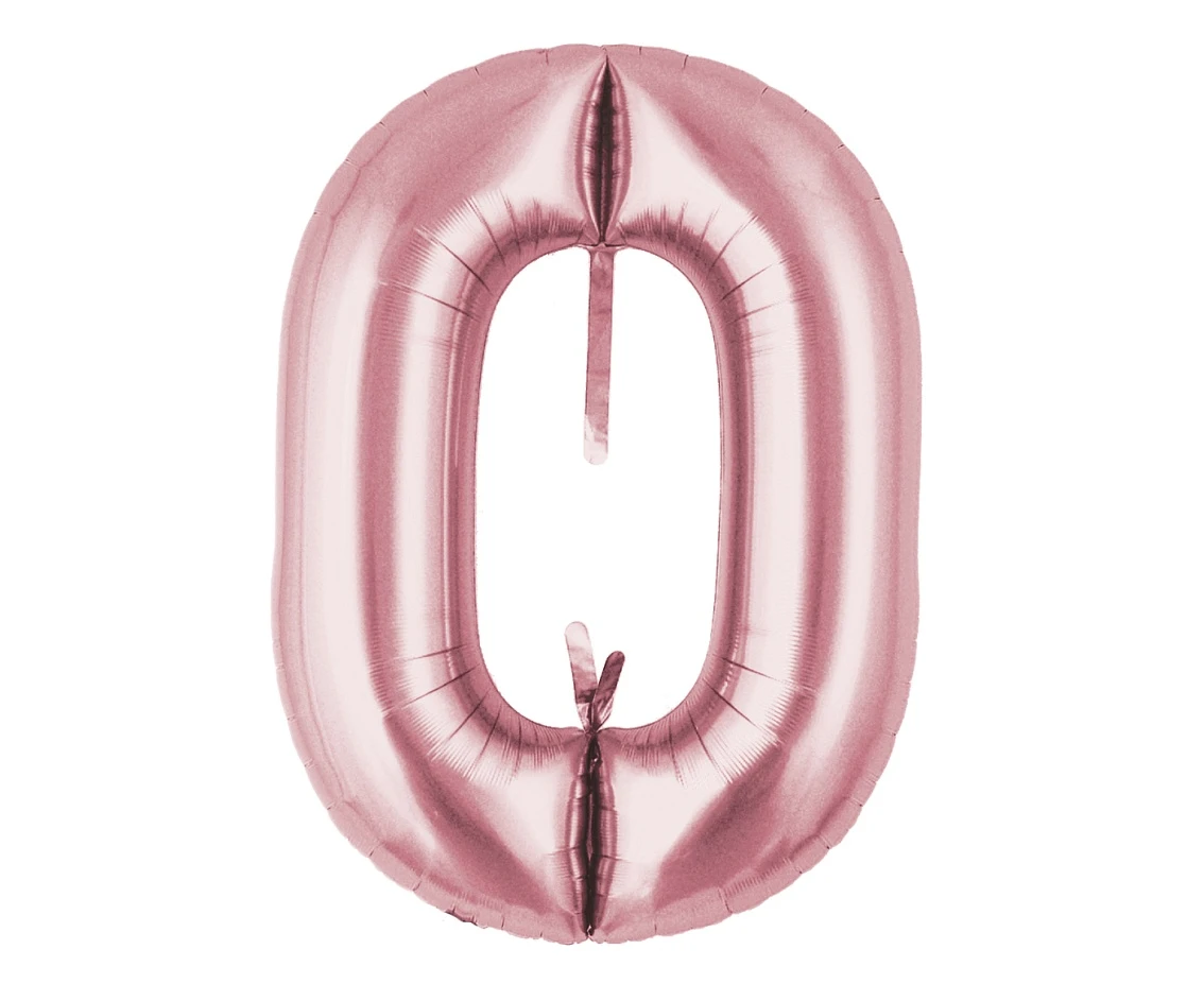 Ibrex Chain helium balloon, Link 29"x21", Metallic Light Pink, 5 pcs. EOL