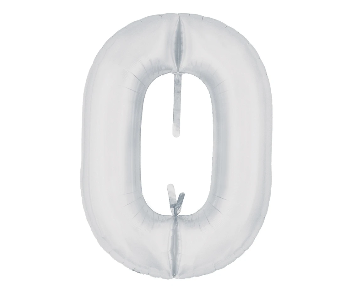 Ibrex Chain helium balloon, Link 29"x21", White, 5 pcs. EOL