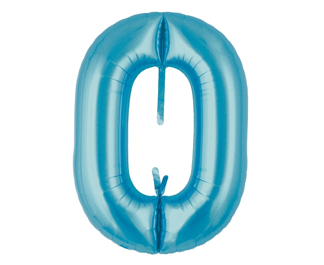 Ibrex Chain helium balloon, Link 29"x21", Metallic Light Blue, 5 pcs. EOL