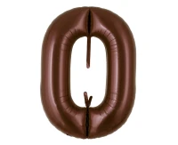 Ibrex Chain helium balloon, Link 29"x21", Metallic Brown, 5 pcs. EOL