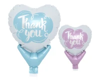 Ibrex Upright balloon Round, 5", Thank You Airy, 10 pcs.