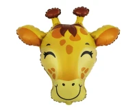 Foil balloon 24" FX - Giraffe,  unpacked (flat)