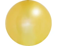 Crystal balloon, gold, 18" EOL