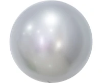 Crystal balloon, charcoal grey, 18" EOL