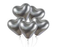 Balloons Gemar 12", CRB shiny silver, 25pcs