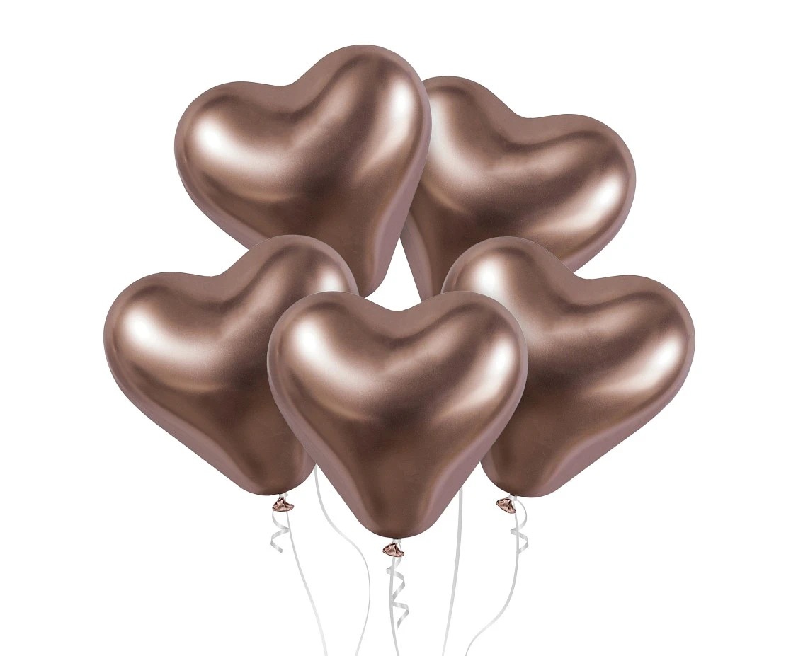 Balloons Gemar 12", CRB shiny rose gold, 25pcs EOL