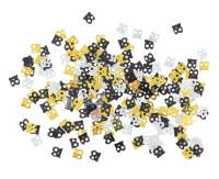 Foil confetti B&C no 18, 18g, black / silver / gold assorted EOL