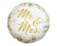 Foil balloon Mr & Mrs, 18" EOL