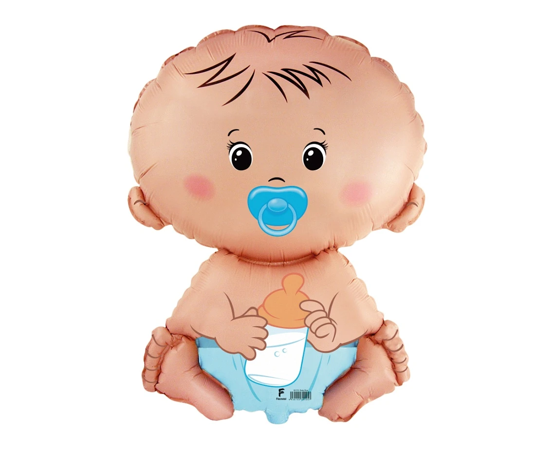 Foil balloon 24" FX Baby Boy, packed EOL