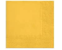 PAW Paper napkins PAW, Grapefruit, solid colour, 33 x 33 cm / 20 pcs.