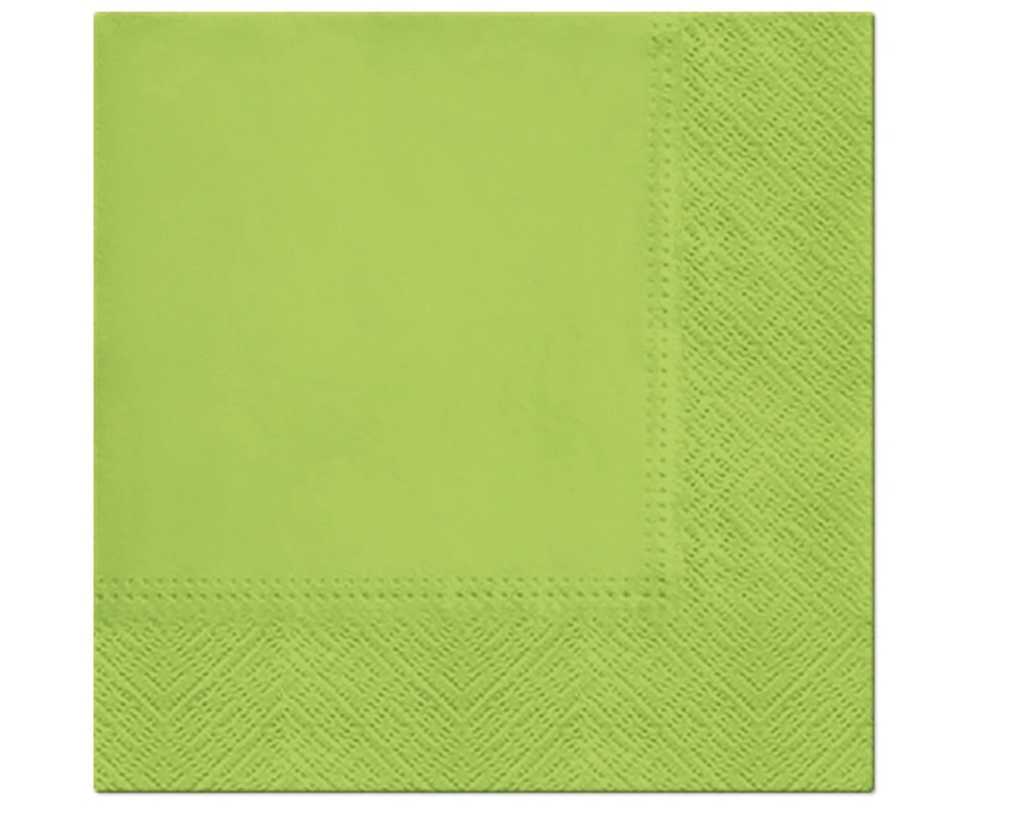 PAW Paper napkins PAW, Anise Green, solid colour, 33 x 33 cm / 20 pcs.