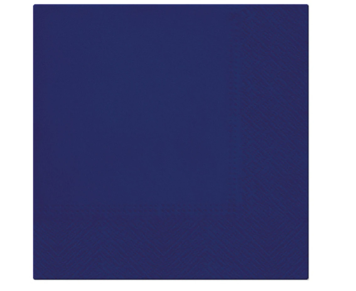 PAW Paper napkins PAW, Navy Blue, solid colour, 33 x 33 cm / 20 pcs.