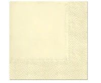 PAW Paper napkins PAW, Champagne, solid colour, 33 x 33 cm / 20 pcs.