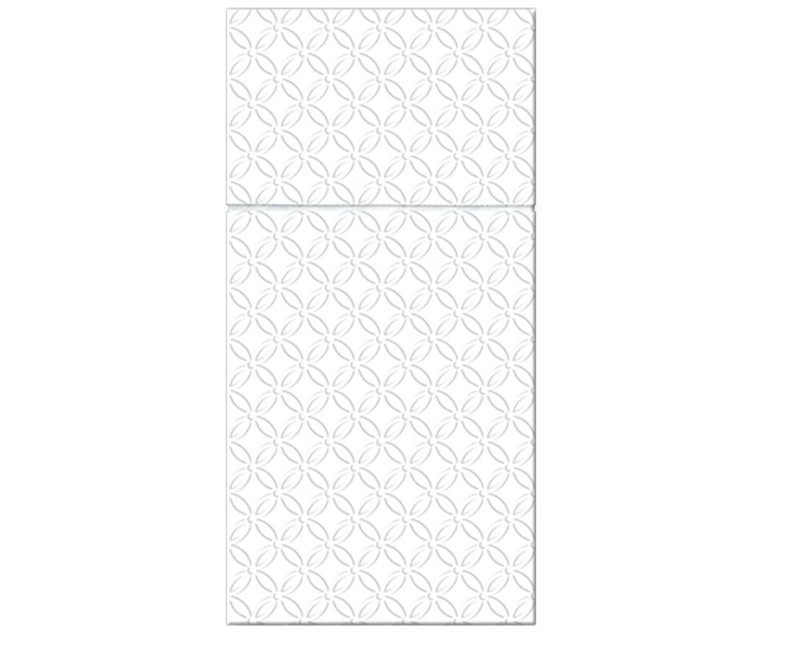 PAW Paper napkins PAW, Pocket Inspiration Modern Design (white), 40 x 40 cm / 16 pcs.